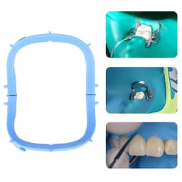 1Pcs Dental Foldable Frame Plastic Rubber Dam Sheets Bracket For Dental Operation 134℃ Oral Barrier Tools Dentistry Instrument