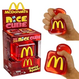 Schylling Needoh Nice Cube Sensory Fidget Toy Stress Relief Squishy Squeeze Cube Anti-Anxiety Focus Toy for Adults ADHD Autism