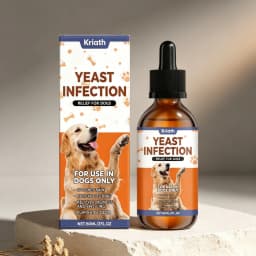 Kriath Dog Supplement Drops Promote Nutrient Absorption Improve Immune Defense Ability Gentle Formula Dog Oral Liquid Supplement