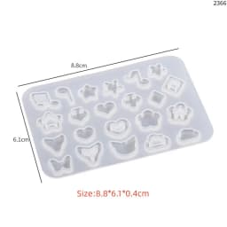 Keychain Pendant Twelve Constellation Silicone Mold For Epoxy Resin Casting Creative Earrings Jewelry Pendants Making Molds