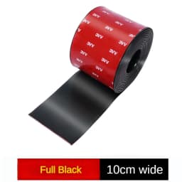 2M/4M/5M Car Door Protector Carbon Fiber Black Body Side Skirts Edge Guards Decorative Strip Anti-Scratch Protection Stickers