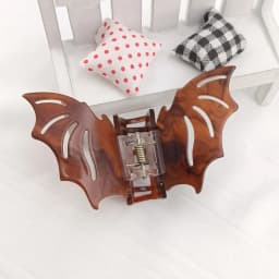 Bat-shaped Acetic Acid Material Halloween Funny Updo Festival Dress Hair Grab Hair Accessories for Women