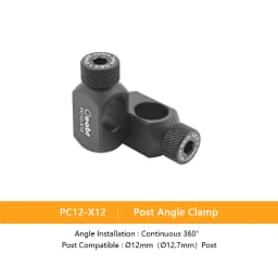 PC12 Series Ø12mm Post Angle Clamp 1/2 Inch Support Rod Assembly Accessories Cage Rod Optical Column