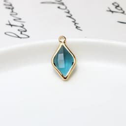 1pcs Diy Jewelry Copper Edging Gold Plated Drop Pendant Necklace Earrings Bracelet Small Accessories Material Handmade Charms