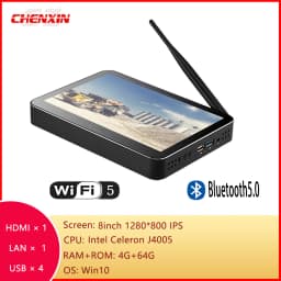X2S Mini PC H8F 8 inch 1280*800 Pocket PC PIPO Win10 Win11 Tablet PC J4105 4G Ram 64G Rom TV Box BT5.0 Wifi RJ45 Mini Desktop