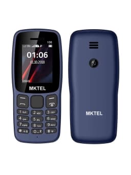 MKTEL 106 Feature Phone 1.77" Display 800mAh Battery Dual SIM Dual Standby Strong Torch MP3 MP4 FM Radio Bluetooth GPRS