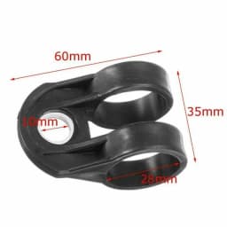 Universal Trimmer Brushcutter Harness Hook Clip Bracket Black For 28mm Shaft Lawn Mower Lifting Ring Kit Garden Power Tools Part