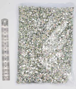 Wholesale Flatback Crystal AB Non Hotfix Rhinestones in Bulk Package SS3-SS20 Clear AB Strass for Nail Art Decoration