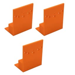Stepped Positioning Plate For Wardrobe Side Installation Precision Tool Orange Plastic Hinge Mounting Cabinet Assembly Jig