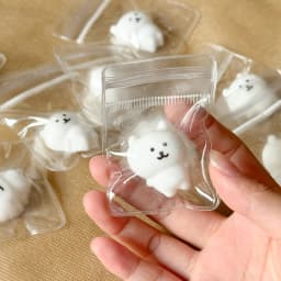 Squishy Toy Cute Tiny Bear Stress Ball Keychain Anti-stress Fidget Toy Self Deprecating Bear Pendant Squeeze Toy