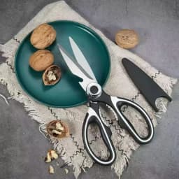 Multifunctional Kitchen Scissors Household Kill Fish Cut Vegetables Roast Broiler Bone Scissors Stainless Steel Scissors