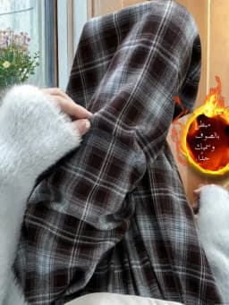 Lamb Velvet Fce Lined Thi Plaid Casual Pants Women's Autumn Winter Loose Straight Leg Wide Leg Cotton Spwear Trousers