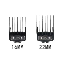Professional Hair Clipper Limit Guide Comb for Wahl Trimmer Barber Guide Comb Haircut Tool Clipper Limit Combs Black/Clear