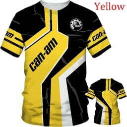 Can-Am Team BRP Racing T-Shirt 3D printed quick-drying and breathable sports clothing for summer, outdoor streetwear