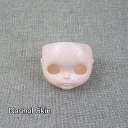 1/6 Blyth DIY Doll Factory Dolls Faceplate With Backplate 30cm Plastic Blyth No Makeup Face and Screw Toys Accessories