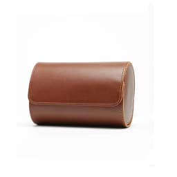 1/2/3 Slots Watch Roll Travel Case Chic Portable Vintage Leather Display Watch Storage Box with Slid in Out Watch Organizers Gif