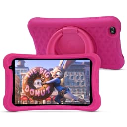 PRITOM 8 Inch Kids Android Tablet, 2GB RAM+64GB ROM, Quad Core, 5000 MAH, WiFi Dual Camera, Bluetooth, Toddler Tablet