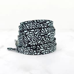 Bursting Texture Rubber Shoelaces Leopard Laces for Sneakers AF1 Men Women Sport Basketball Shoe Laces 120/140/160cm Accessories