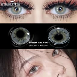 EYESHARE 1 Pair Colored Contact Lenses Natural Look Fast Delivery Brown Eye Lenses Gray Contact Green Eye Lenses Blue Lenses