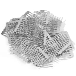 10Pcs/pack 5 8 10 Teeth Metal Hair Comb Clip Simple Side Hairpin for Women Bridal Ornament Decorative Wedding Hair Accessories
