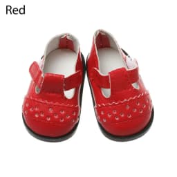 6.5cm Doll Shoes PU Leather Mini Shoes Suit For 16 Inches Doll Clothing Toys Baby Gifts Doll Accessories DIY Cool Girl`s Toy