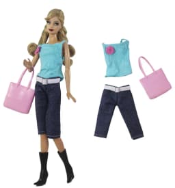 1 Set Doll Clothes 1:6 Scale Dress Outfit for 11.5 Inch 30cm Doll Many Style for Choice Gifts for Girls Doll Accessories #9