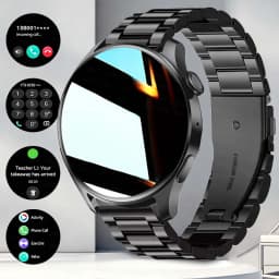 New Round 1.52" Extra-Large Screen Smartwatch Wireless Call Men Women With More Sports Modes Calculator Smart Watches Business