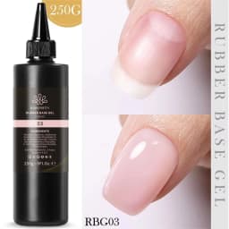 BORN PRETTY 250g Base and Super Top Coat Not Chip Peel Base Gel Glossy Shine Finish Soak off UV LED Drying Long Lasting UV Gel