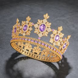 Crystal Queen Bridal Crown For Women Luxury Full Circle Wedding Tiara Pageant Prom Headpiece Wedding Bride Hair Accessories