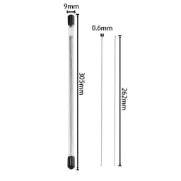 2pcs/Box Beaded Needles with Steel Long Needles Side Threaded Hooks and Beads for DIY Handmade Jewelry Beading Tools Supplies