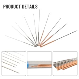 10pcs/set Cleaning Needles For 3D Printer0.15-1.0mm Nozzle Cleaning Needle For Cleaning Filament Remaining Inside Nozzles