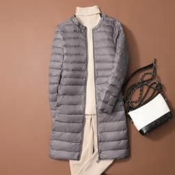 Lightweight Puffer Jaet Women's Mid-Length Autumn Winter New round Ne Long Korean Sle Coat No Collar Inner Trendy