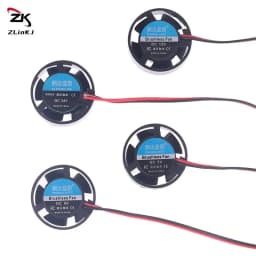 1Pcs DC 5V/ 9V 12V 24V Round Mini Fan For Led Lamps Computer Radiator 25.5x10mm Notebook Micro Cooling Fan
