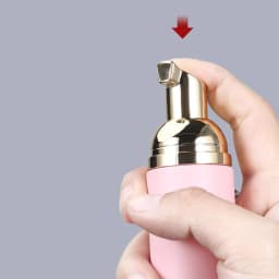 50ml Small Foam Dispenser Plastic Pump Bottles Mini Empty Soap Refillable Bottle for Travel Cleaning Cosmetics Packaging