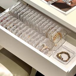 10PCS Clear Plastic Jewelry Organizer Box Dustproof Square Case for Bracelets Earrings Pendants Badges Gift Packing Storage