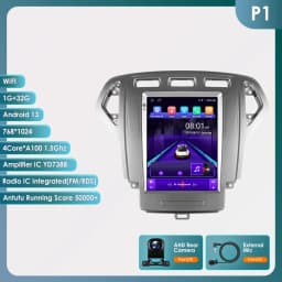 Android Car Radio for Ford Mondeo 4 Galaxy 2006 - 2010 Multimedia Stereo 9.7inch Vertical Screen Carplay Auto Android Headunit