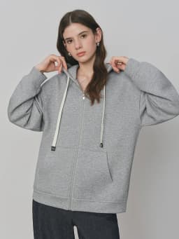 FSLE Autumn 2025 Women's Drop Shoulder Sweatshirt - Textured Open Front Relaxed Fit Casual Layer Loose Knit Top