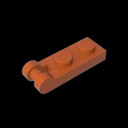 MOC PARTS Bricks GDS-646 PLATE 1X2 W/SHAFT 3.2 compatible with lego 60478 children's toys Assembles Building Blocks Technical