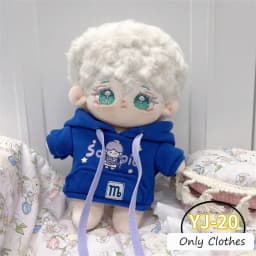 Cute Dress Up Jk Uniform Clothes for 20cm Cotton Plush Lolita Cross Dressing Clothing Skirt Fashion Casual Suit Socks Girl Toys
