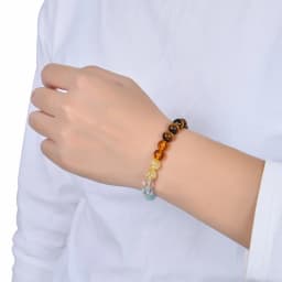 Natural Stone Bracelet Tiger Eye Stone Crystal Wealth Money Success Bracelet Men's and Women's Bracelets 호안석팔찌
