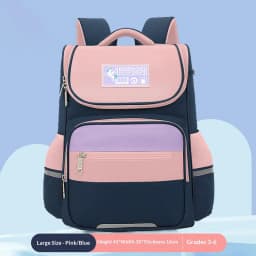 Children School Backpack, Spine Protective Waterproof Reflective Lightweight School Bag for Primary School Kids