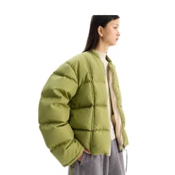 2026 Winter Short Puffer Jacket for Women, Petite Coat, White Duck Down, Thickened for Warmth