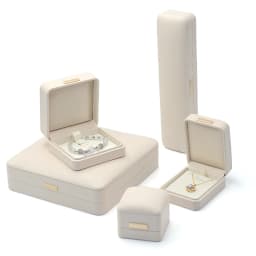 Jewelry Organizer Ring Earrings PU Bangle Holder Chain Pearl Necklace Box Brooch Storage Box