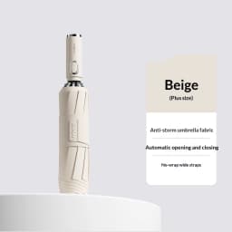 Automatic Reverse Fold Umbrella Step-Close Large Windproof Durable Car-Friendly All-Weather Sun/Rain