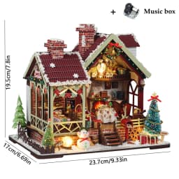 DIY Book Nook Kit Miniature Dollhouse Kit For Adult and Teens Christmas Gift Booknook Bookend Alley Model Build with Dust Cover