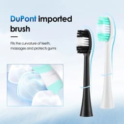 Electric Toothbrush Sonic Electric Toothbrush Deep Clean 6 Modes Waterproof Rechargeable for Adults 1/6 Brush Optional