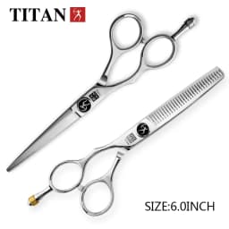 Professional Baber Cut Left Handle Hair Scissors