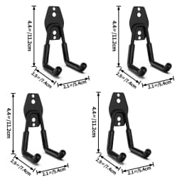 Heavy Duty Metal Hook Garage Organizer Wall Mount Anti-slip Bicycle Hanger Hooks Storage Hook For Ladders Garden Tool