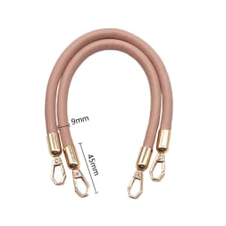 2pcs Short Bag Handles Soft Leather Shoulder Bag Straps DIY Replacement Purse Belt Handbag Strap Bag Accessories New