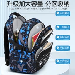 3 Pcs Kids School Backpcak Children School Bags Set Boys Primary Backpack with Lunch Bag Schoolbag Book Bag Kids Mochilas